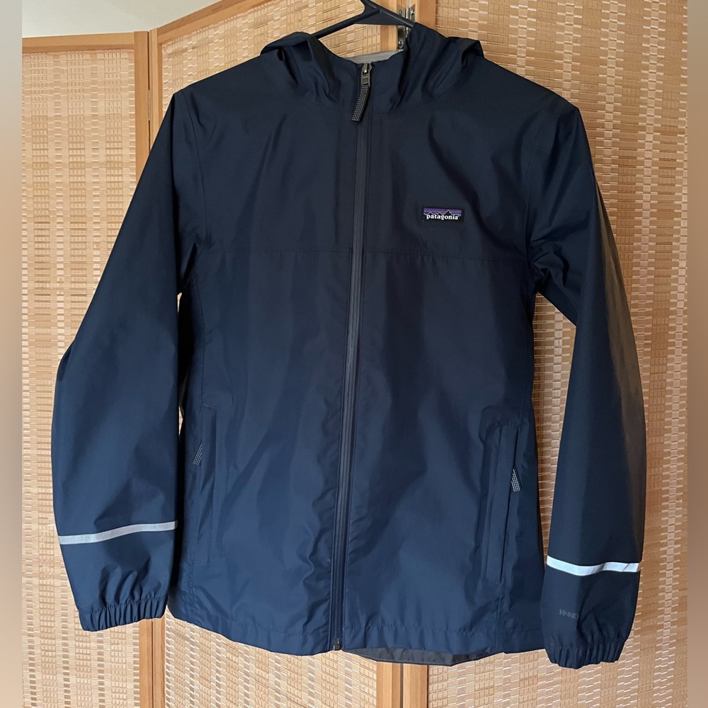 Patagonia Boys 14 XL Dark Blue Torrentshell Raincoat